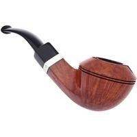 Italian Estates Caminetto Smooth Bent Bulldog with Silver (2.L.16) (AR)