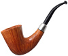 Italian Estates Castello Collection Fiammata Great Line Bent Dublin with Silver Band (KKK) (2008) (Unsmoked)