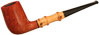 Japanese Estates Tutom Original Fukashiro Make Smooth Billiard with Bamboo (P) (H) (Unsmoked)