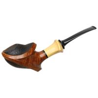 Japanese Estates Takeo Arita Partially Rusticated Freehand with Boxwood (173) (Y) (2006) (Unsmoked)