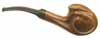 Misc. Estates John Rocheleau Sculpted Series "Curley Cue" (124) (Unsmoked)