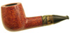 Misc. Estates Michael Parks Smooth Stout Billiard with Casted Acrylic (Maple Leaf) (VI.8) (Unsmoked)