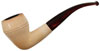 Turkish Estates Meerschaum Smooth Rhodesian (Replacement Stem)