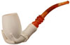 Turkish Estates Meerschaum Hand Holding Egg (Unsmoked) (with Case)