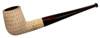 Turkish Estates Servi Meerschaum Small Latice Billiard with Case