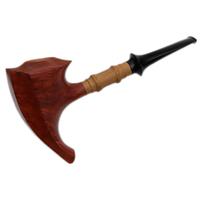 Misc. Estates Aleksic Dragomir Smooth Freehand with Olivewood (with Stand) (Unsmoked)