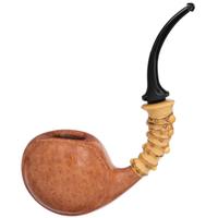 Misc. Estates Lu Yong Smooth Blowfish with Bamboo and Olivewood