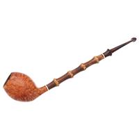 Misc. Estates Wojtek Pastuch Smooth Natural Belge with Bamboo and Warthog Tusk (1501)