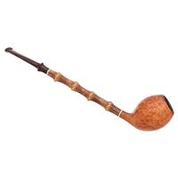 Misc. Estates Wojtek Pastuch Smooth Natural Belge with Bamboo and Warthog Tusk (1501)