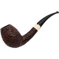 Misc. Estates HS Studio Sandblasted Bent Egg with Ivorite (A) (Unsmoked)