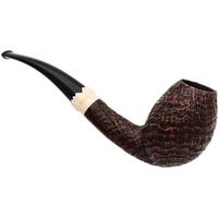 Misc. Estates HS Studio Sandblasted Bent Egg with Ivorite (A) (Unsmoked)