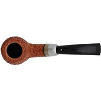 Misc. Estates Michael Parks Sandblasted Bent Brandy with Titanium and Horn (V.20) (Unsmoked)