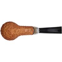 Misc. Estates Michael Parks Sandblasted Bent Brandy with Titanium and Horn (V.20) (Unsmoked)