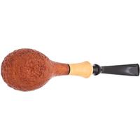 Misc. Estates Chris Asteriou Sandblasted Bent Egg with Boxwood (1408) (2024) (Unsmoked)