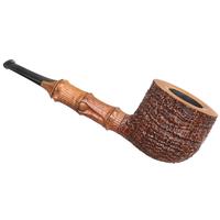 Misc. Estates Alexey Kharlamov Partially Sandblasted Pot with Faux Bamboo (Unsmoked)