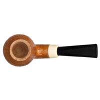 Misc. Estates Sergey Ailarov Sandblasted Bent Brandy with Ivorite (Unsmoked)