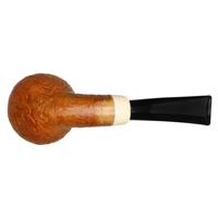 Misc. Estates Sergey Ailarov Sandblasted Bent Brandy with Ivorite (Unsmoked)