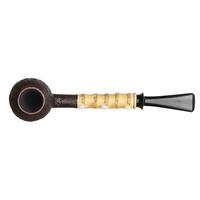 Misc. Estates snow3year Sandblasted Bent Apple with Bamboo (Unsmoked)