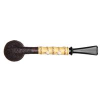 Misc. Estates snow3year Sandblasted Bent Apple with Bamboo (Unsmoked)