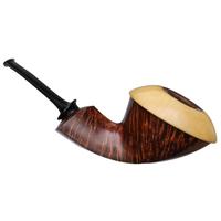 Misc. Estates Sabina Santos Smooth Double Calabash with Maple