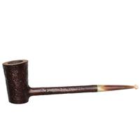 Misc. Estates HS Studio Partially Sandblasted Poker with Horn Stem (Unsmoked)