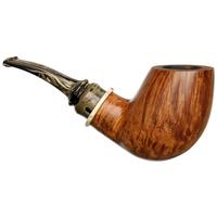 Misc. Estates Daniel Mustran Smooth Bent Brandy with Antler (2018)