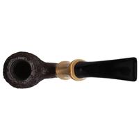 Misc. Estates Michael Parks Sandblased Bent Billiard with Bamboo (V.8)