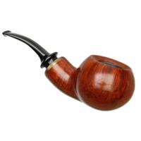 Misc. Estates HS Studio Smooth Tomato Reverse Calabash with Horn (7) (Unsmoked)