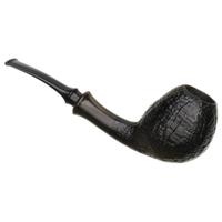 Misc. Estates Bjorn Bengtsson Sandblasted Bent Egg with Horn (282) (1982)