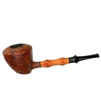 Misc. Estates Mikhail Garmash Sandblasted Poker with Bamboo