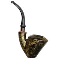 Misc. Estates Zhang Guohui Smooth Lacquer Bent Dublin Sitter (Unsmoked)