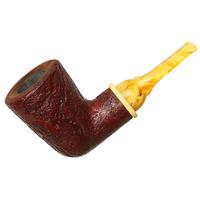 American Estates BriarWorks Neptune Crimson Sandblasted Short Stubby Dublin (Unsmoked)