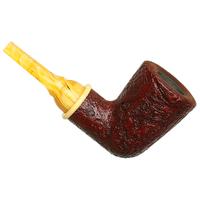 American Estates BriarWorks Neptune Crimson Sandblasted Short Stubby Dublin (Unsmoked)