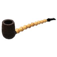American Estates Jody Davis Sandblasted Churchwarden Billiard with Bamboo (Friar) (FC16) (04) (2016)