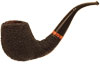 American Estates Clarence Mickles Rusticated Bent Billiard (1996)