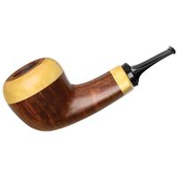 American Estates David Huber Smooth Redwood Burl Nosewarmer Calabash with Boxwood (45) (2018)