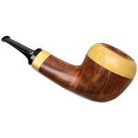 American Estates David Huber Smooth Redwood Burl Nosewarmer Calabash with Boxwood (45) (2018)