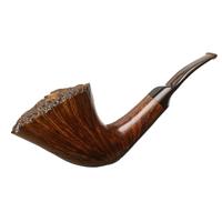 American Estates Tim West Spot Carved Bent Dublin (8) (Unsmoked)