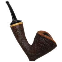 American Estates Jared Coles Partially Sandblasted Bent Dublin Sitter with Boxwood (1746) (2017)