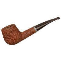 American Estates Brian Ruthenberg Sandblasted Bent Brandy with Silver (for Russian Pipe Club) (2008)