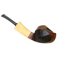 American Estates Brighton James Partially Sandblasted Blowfish with Boxwood