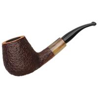 American Estates Randy Wiley Partially Rusticated Bent Brandy with Horn (Pipes & Tobaccos Magazine Pipe of the Year) (11-50) (2016) (Unsmoked)