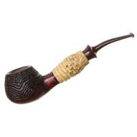American Estates Cardinal House Morton Partially Rusticated Bent Apple with Bamboo (C22) (Unsmoked)