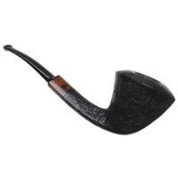 American Estates Ryan Alden Sandblasted Bent Dublin with Amboyna Burl (King of Clubs)