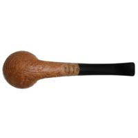 American Estates Glenn Tinsky Natural Sandblasted Bent Billiard (1 Star) (Unsmoked)