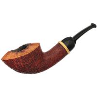 American Estates Bill Shalosky Partially Sandblasted Bent Dublin with Mammoth (437) (2019)