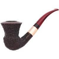 American Estates J.T. Cooke Sandblasted Calabash with Brass (Personal Pipe) (Unsmoked)