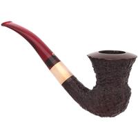 American Estates J.T. Cooke Sandblasted Calabash with Brass (Personal Pipe) (Unsmoked)