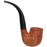 American Estates Mark Tinsky Tan Sandblasted Bent Billiard (4) (OGB) (One Star) (2021) (Unsmoked)