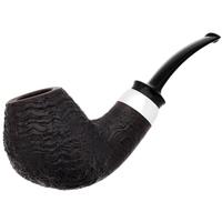 American Estates J. Alan Sandblasted Bent Egg with Silver (958) (Unsmoked)
